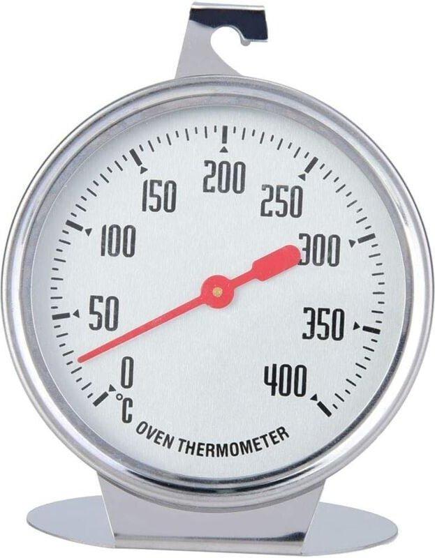 Thumbnail - Odipie - Ofenthermometer, Edelstahl, sofort ablesbares Ofen-Grill-Überwachungsthermometer, Küchenthermometer für die Küc...