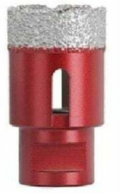 30-mm-Diamantbohrer mit M14-Gewinde zum Trockenbohren in Porzellan, Fliesen, Granit und Marmor.