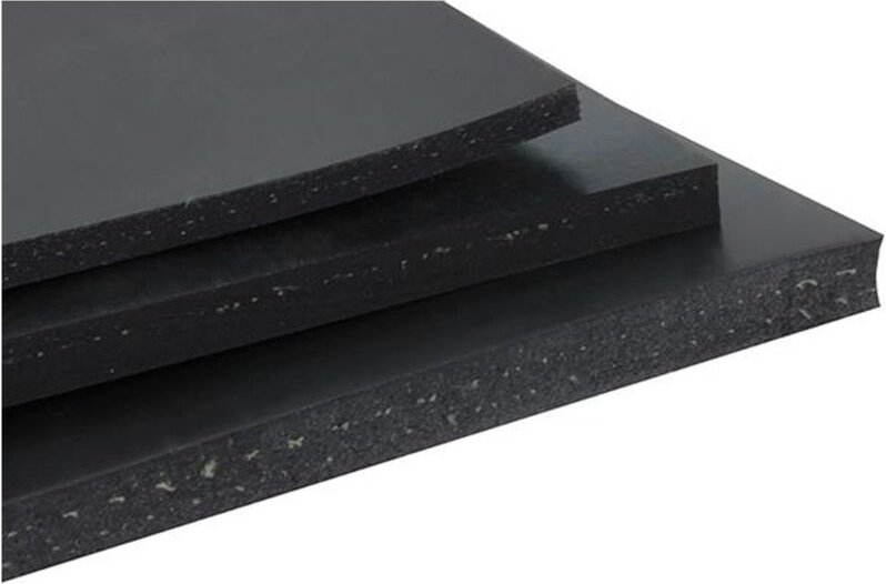 Gummi-Platte sbr, 1 Einlage 3mm, 700x5000mm