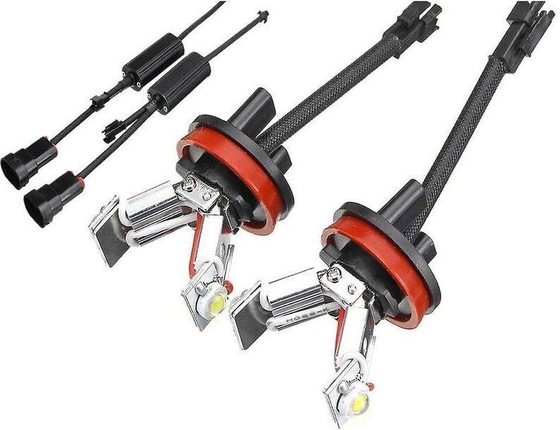 Woosien - stücke Auto Led Angel Eye Licht 6000 karat H8 Glühbirne Für E82 E87 E90 E91 E92 E93 E60 e61 E63 E70 X5 E71