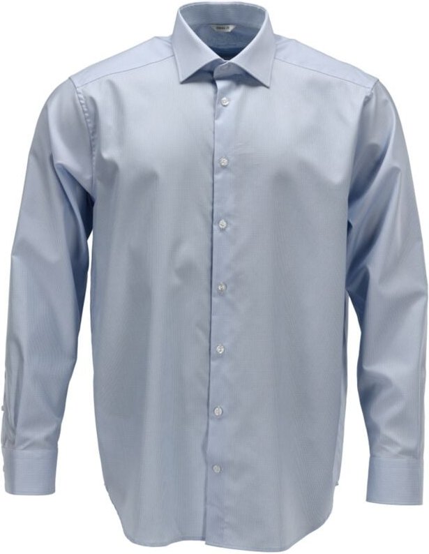 Hemd, klassische Passform Gr. 42, hellblau/weiss - Mascot