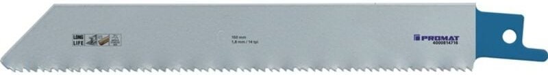 Promat - Säbelsägeblatt Länge 150 mm Breite 19 mm Zahnteilung tpi 14 1,8 mm gefräst, gewellt