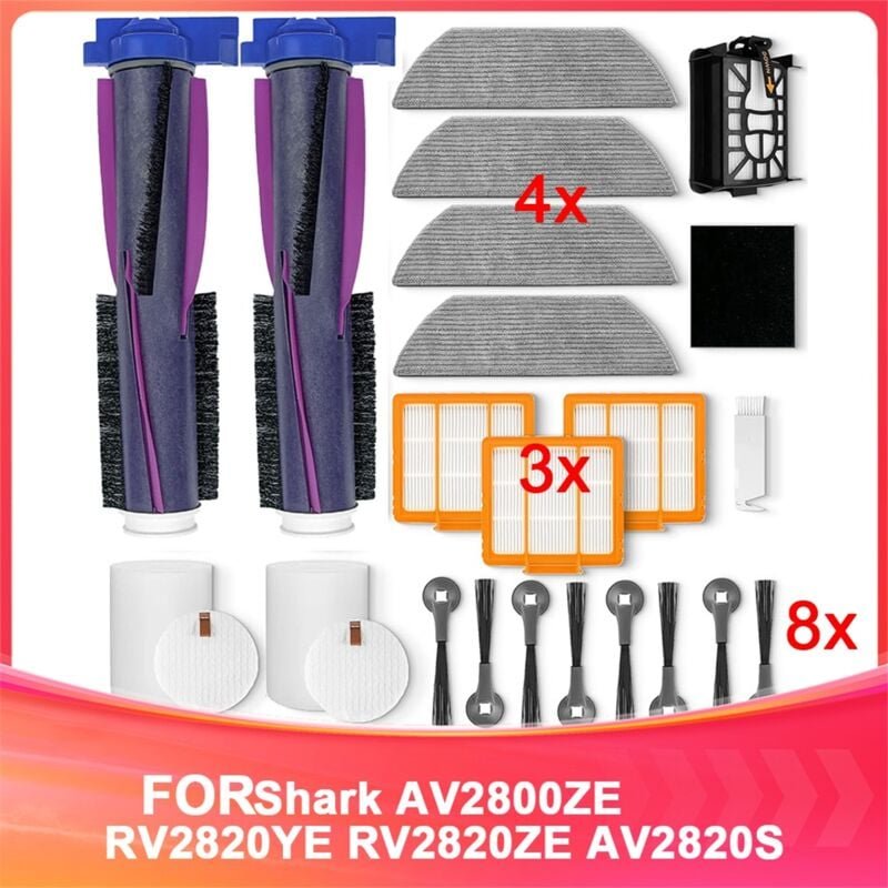 Für AV2800ZE RV2820YE RV2820ZE AV2820S Hauptbürste, Mops, Filter