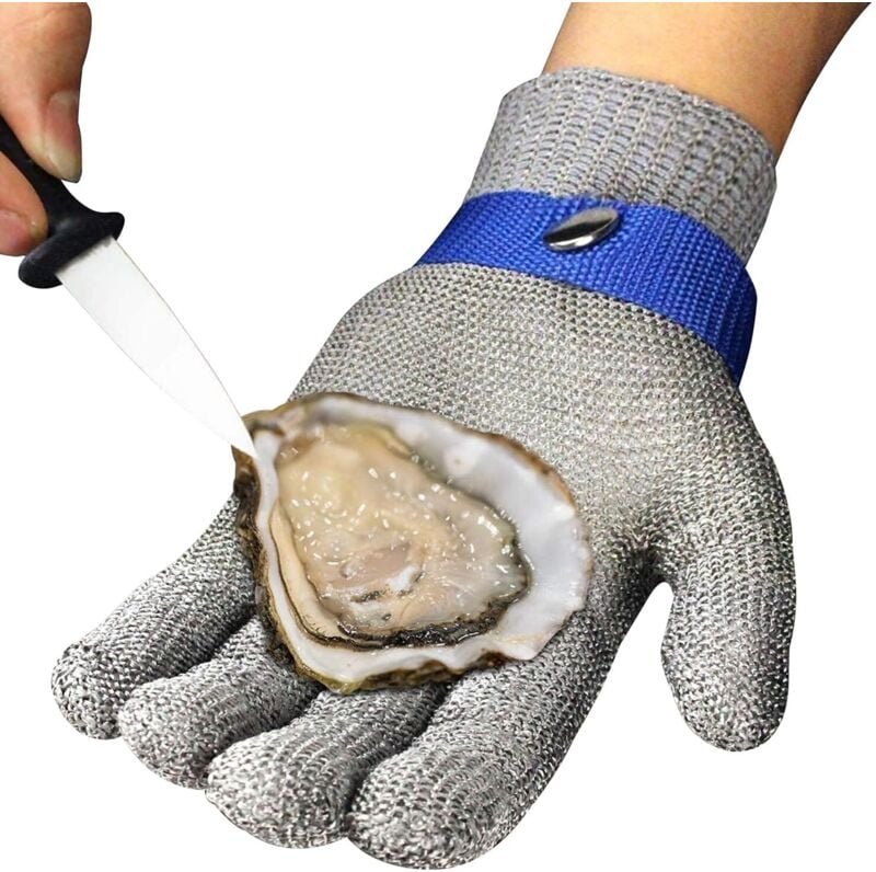 Schnittfeste Küchenhandschuhe, Schutzstufe 9, Arbeitshandschuhe, Austernhandschuhe, Küchenschutzhandschuh zum Fischfilet...