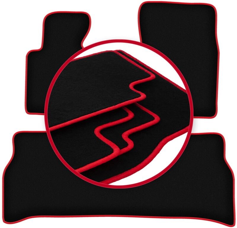 CARLUX-RED Autofußmatten für: Range Rover III L322 Vogue SUV (2001-2012)