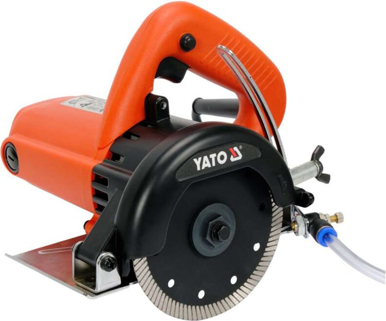 Yato - Steintrennsäge 125mm Nass+Trocken Trennschneider Schneidemaschine Steinsäge Betonsäge Fliesen Granit Marmor 1400W