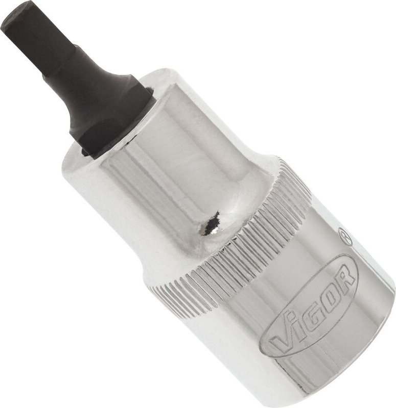 Schraubendrehereinsatz ∙ V2101 ∙ 1/2 Zoll (12,5 mm) Vierkant hohl ∙ Innen Sechskant Profil ∙ SW 5 mm