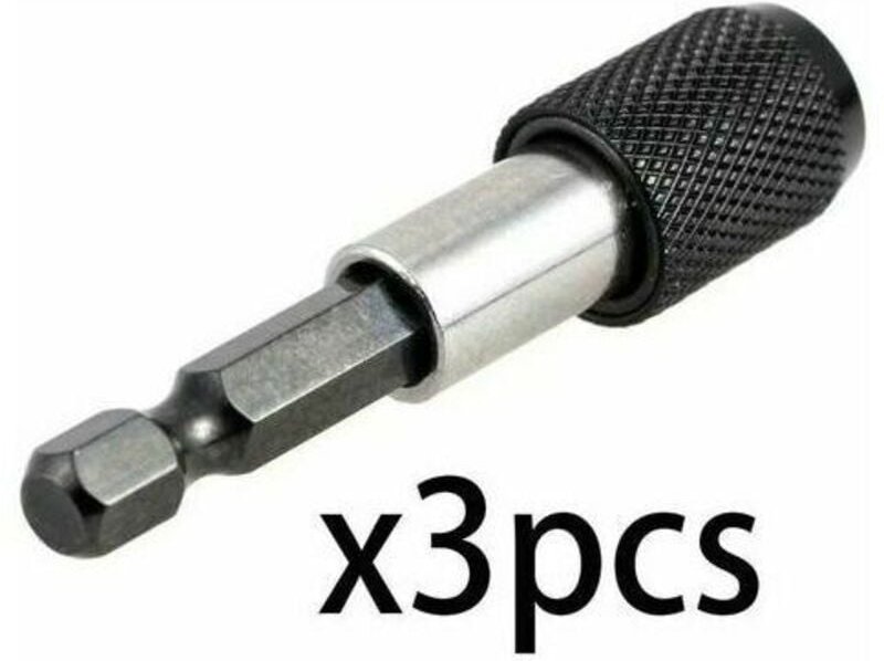 6,35 mm 60 mm Sechskantschaft-Bithalter, magnetischer Schraubendreher-Verlängerungsgriff, Schraubendrehergriff,