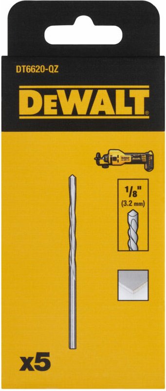 Trockenbaufräser Pilot Point 1/8 Zoll 5 Stk - Dewalt