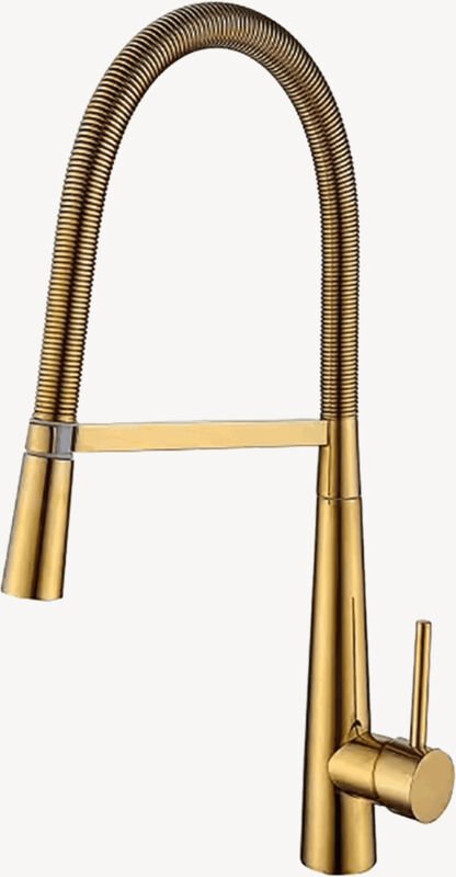 Kroos ® - Hoher Küchenmischer Wasserhahn - Vergoldet
