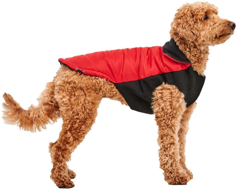 Gooeez mock neck signature jacke 2xl rotschwarz