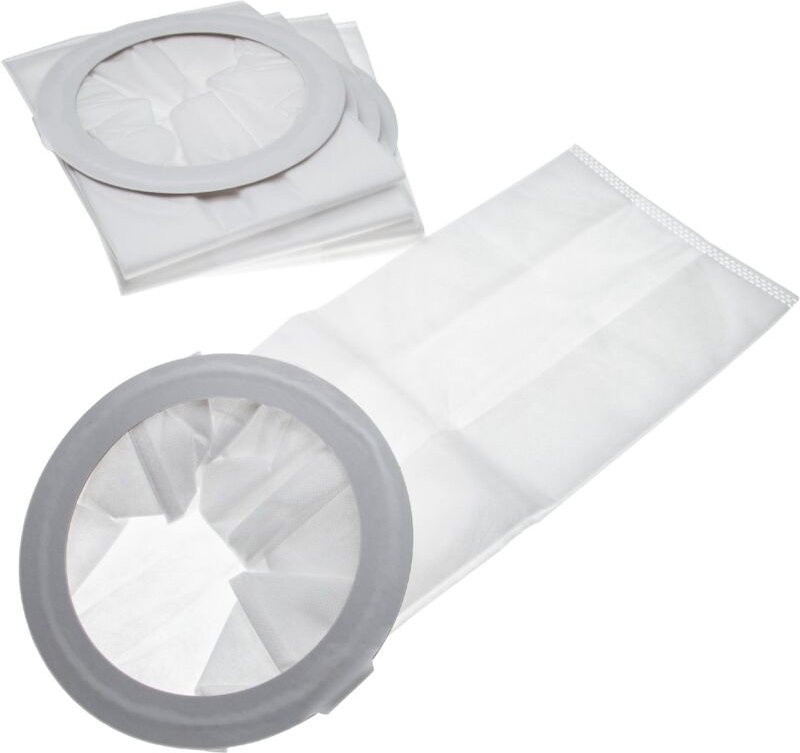 5x Staubsaugerbeutel Ersatz für Nilfisk 1471097500 für Staubsauger - Mikrovlies, 17,75cm x 44,85cm Weiß - Vhbw