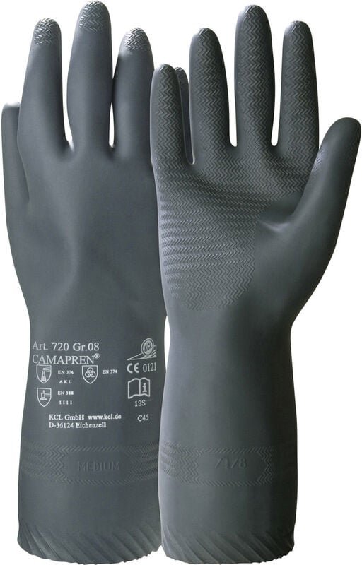 KCL - 720-9 Camapren® Chloropren Chemiekalienhandschuh Größe (Handschuhe): 9, l en 388, en 511 1 Pa