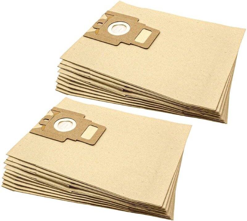 20x Staubsaugerbeutel kompatibel mit Miele Tango Plus, Tango Black Edition s 381 Staubsauger - Papier, 28,5cm x 22cm, Sa...