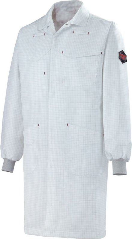 Bluse ESD ESSENTIALS Mehrfachschutz Weiß XS