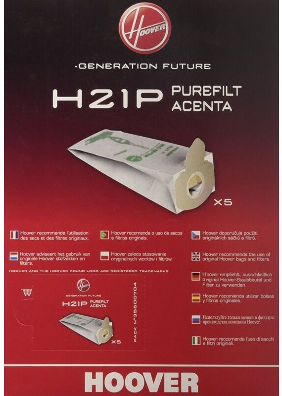 X5 H21 Hoover Vakuumbeutel