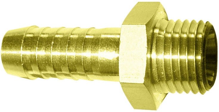 Gewindetülle 6 mm 3/8 Außengewinde Druckluft Kompressorzubehör - Güde