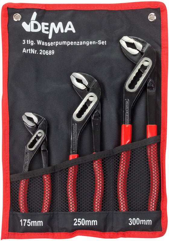 3 - tlg. Wasserpumpenzangen - Set