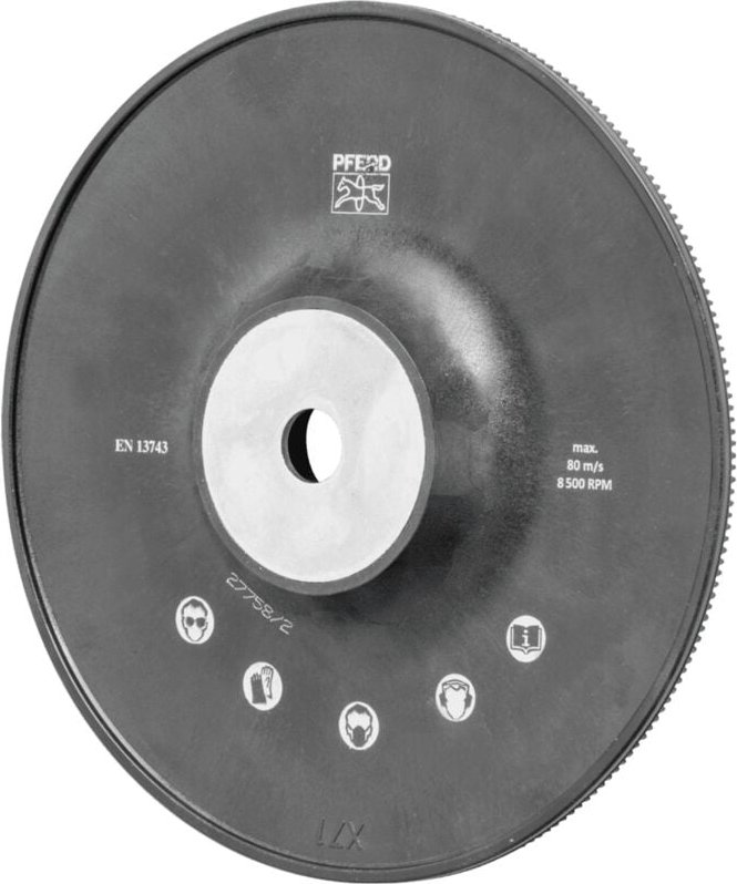 Hochleistungs-Stützteller mit Spannmutter ø 180 H-GT180 M14 für Winkelschleifer 180 - Pferd