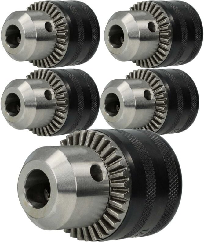 Kress 5x Zahnkranzbohrfutter 1,5 - 13mm - 13mm (1/2") x 20 Ersatz für Kress 30648 für Bohrmaschinen, Schlagbohrer