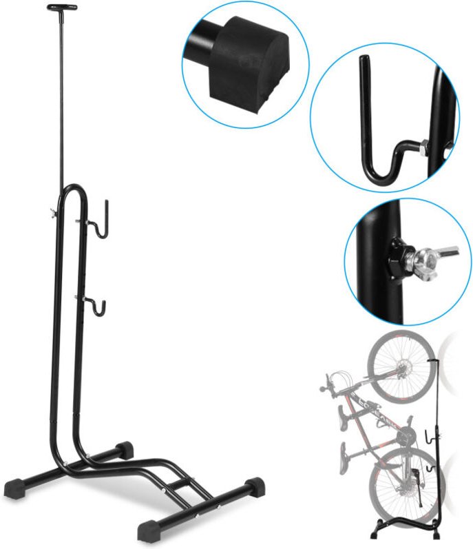 Vingo - swanew Fahrradständer Ausstellungsständer Fahrrad wandhalterung Ständer für Fahrräder aller Größen für Reifen bi...