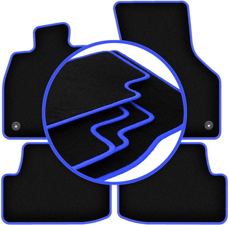 CARLUX-BLUE Autofußmatten für: Seat Arona Crossover (2017-)