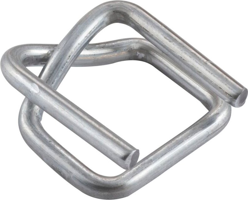 No Brand - Kraftbandklemmen B4 Klemmen für 16 mm Kraftband Inhalt 1000 Stück Metall