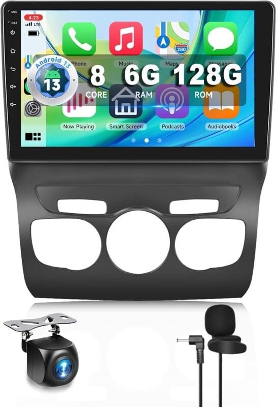 【8 Core 6+128G】 Hodozzy Carplay Autoradio für Citroen C4L C4 DS4 2013-2017, 10 Zoll Touchscreen Android Autoradio mit An...