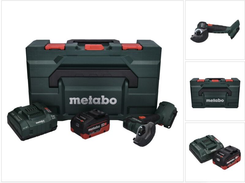 Metabo CC 18 LTX Akku Winkelschleifer 18 V 76 mm Brushless + 1x Akku 5,5Ah + Ladegerät + metaBOX