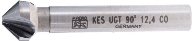 PFERD HSSE Co5 Kegel-und Entgratsenker 90° Ø 12,4 mm Schaft-Ø 8 mm DIN 335 C mit Ungleichteilung