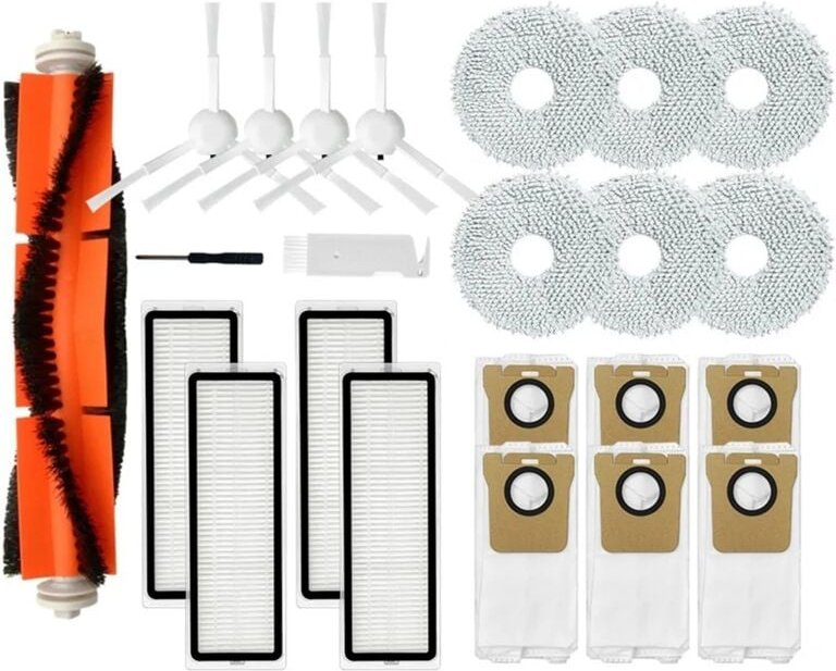 Hauptseitenbürste Hepa-Filter Wischtuch Staubbeutel