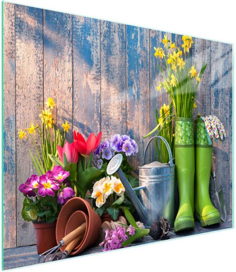 Glasschneidebrett 52x30 Garten