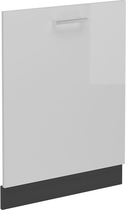 Geschirrspülblende R-Line, Weiß Hochglanz, 60 cm ohne Arbeitsplatte Vicco