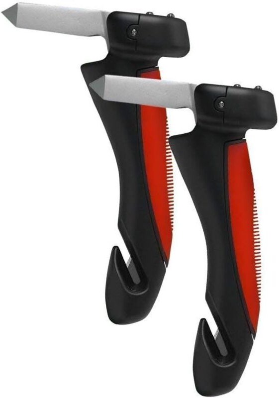 KZQ - High Street tv 2er-Pack Auto-Sticks mit eingebautem Licht, Standardgröße