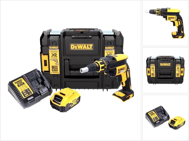 Dcf 620 P1 Akku Trockenbauschrauber 18 v 30 Nm Brushless + 1x Akku 5,0 Ah + Ladegerät + tstak - Dewalt