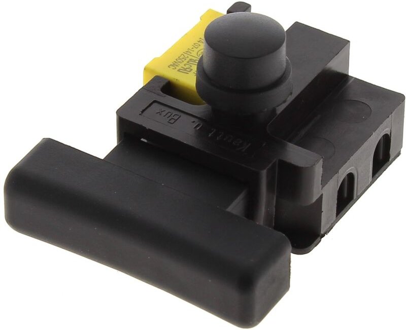 Schwarzer Schalter für Metabo-Schleifmaschine