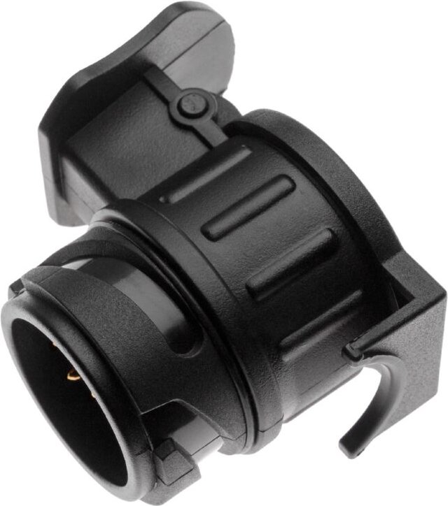 Kurzadapter 13-polig auf 7-polig kompatibel mit kfz Anhängerkupplung zur Stromversorgung und Signalübertragung - Vhbw