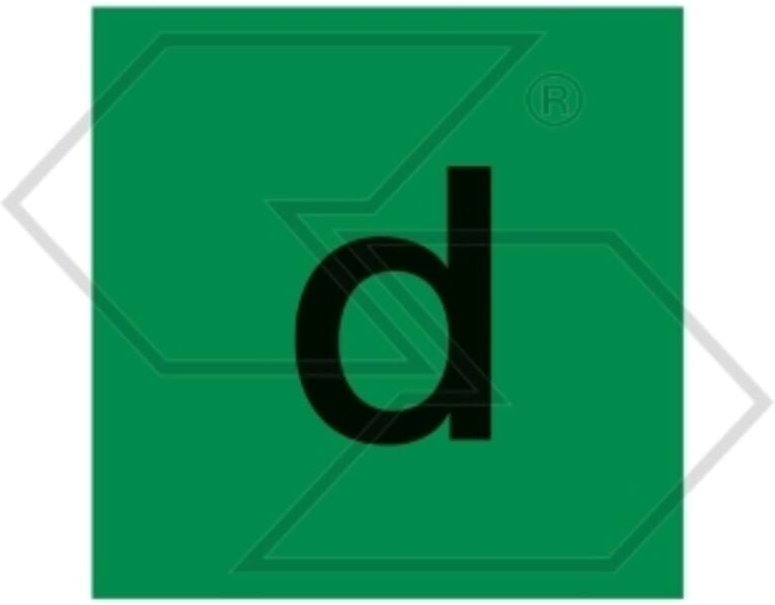 Klebeplatte, zugelassen für den Transport von Lebensmitteln NEWGARDENSTORE