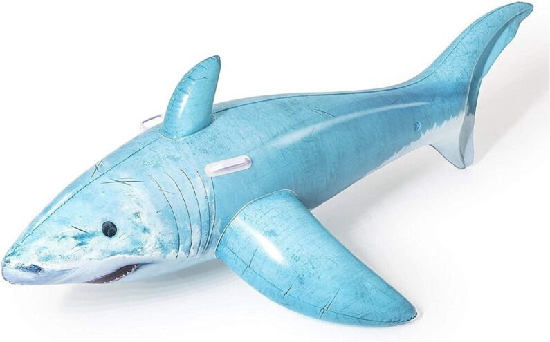 Trade Shop Traesio - Trade Shop - aufblasbarer fahrerhai 3D mit griffen 183X102CM pool 41405 -