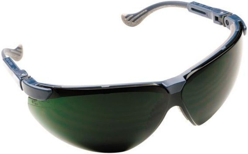 Schweißerbrille xc Rahmen blau Fogban-Scheibe IR5 EN166 EN169 - Honeywell