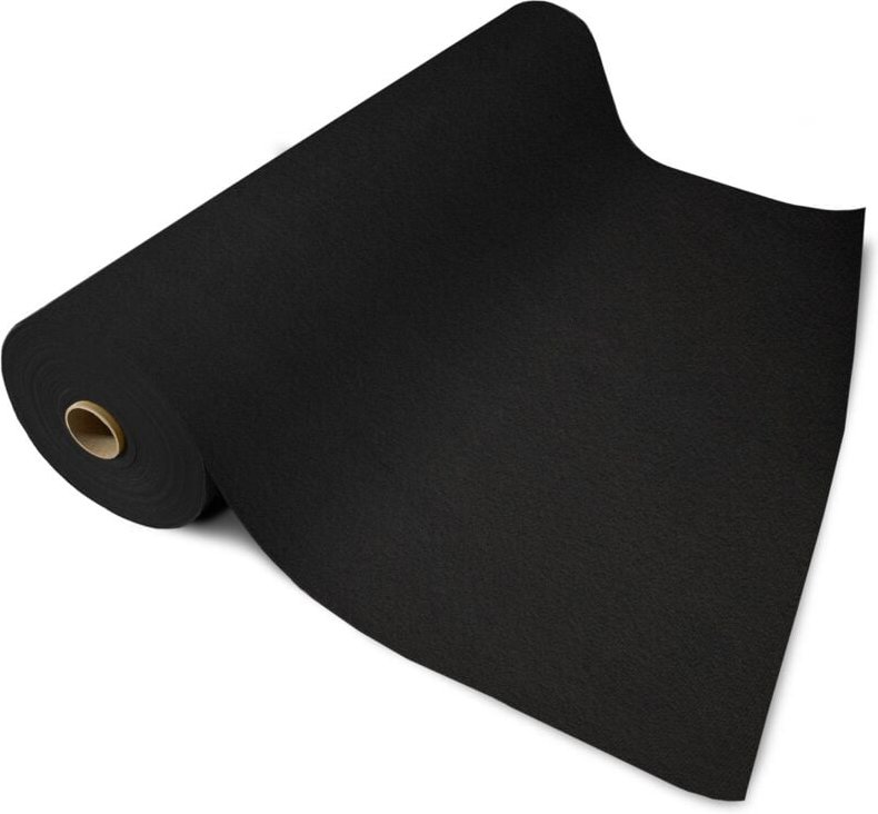 Messeteppich auf Maß Sintra Schwarz 0955 200 x 350 cm