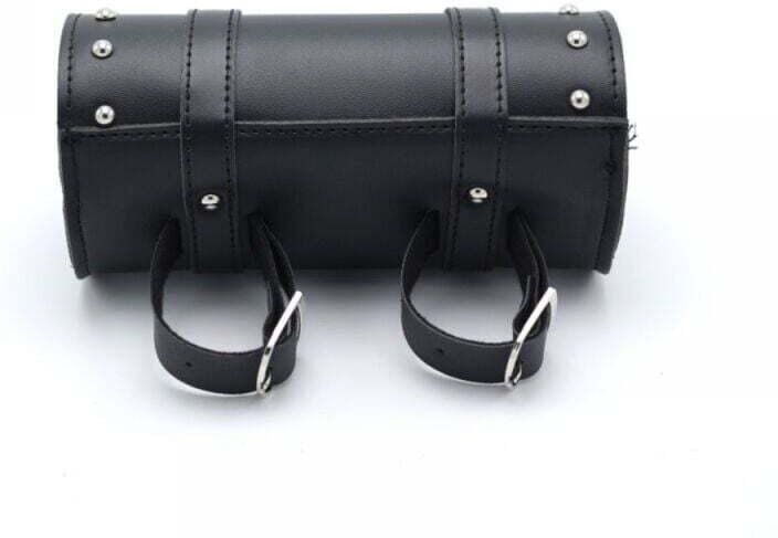 Motorrad-Satteltaschen, Leder-Motorrad-Werkzeugtasche, Universal-Motorrad-Satteltaschen, schwarze Leder-Motorrad-Werkzeu...