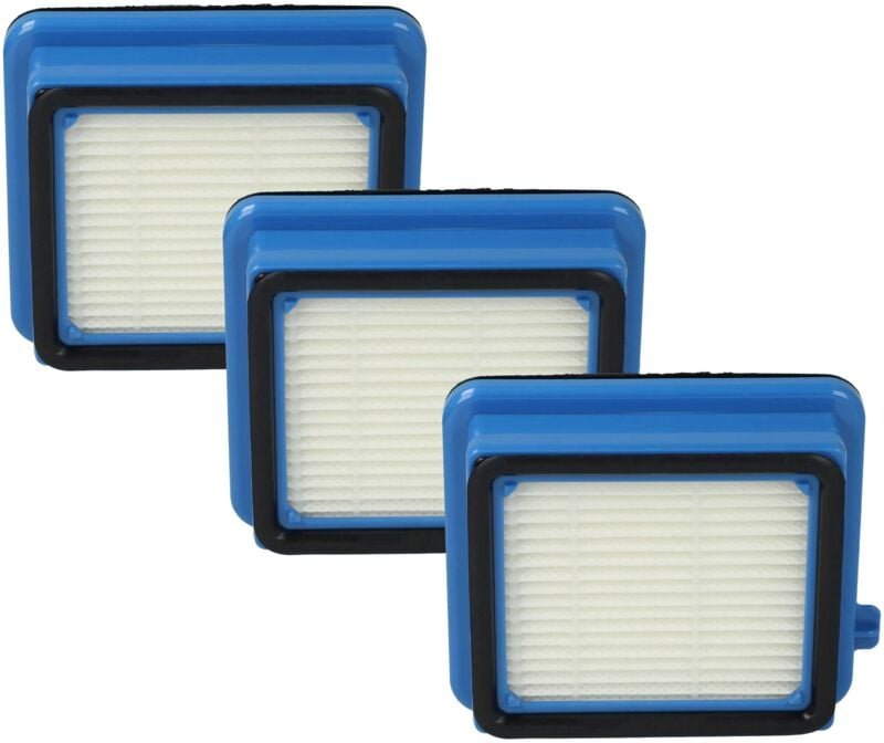 Filterset 3x Staubsaugerfilter Ersatz für ASPK9, 140117409023 für Staubsauger - hepa Filter Allergiefilter - Vhbw