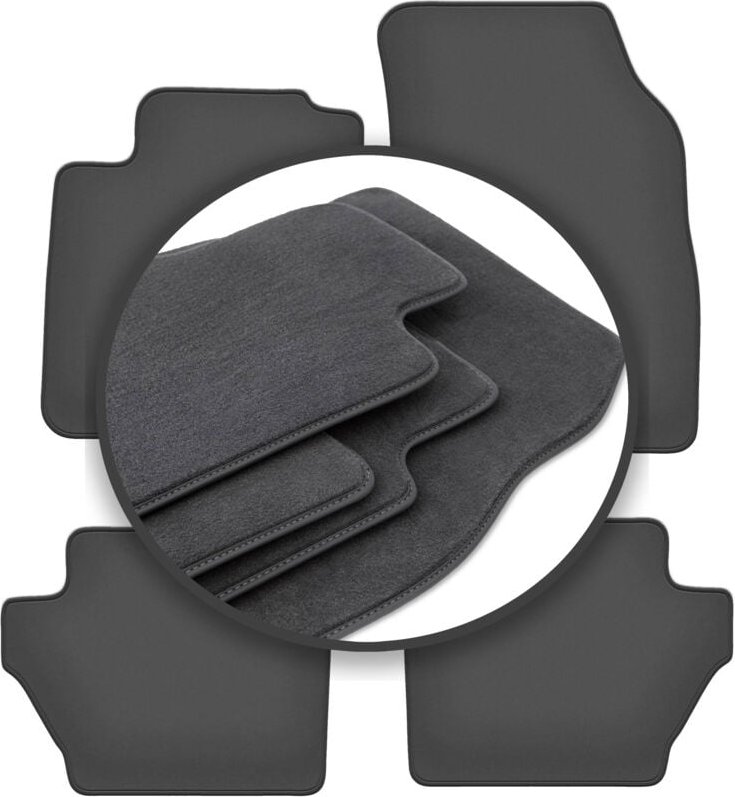 Premium-Fußmatten für: Mazda 2 II Schrägheck (2007-2015)