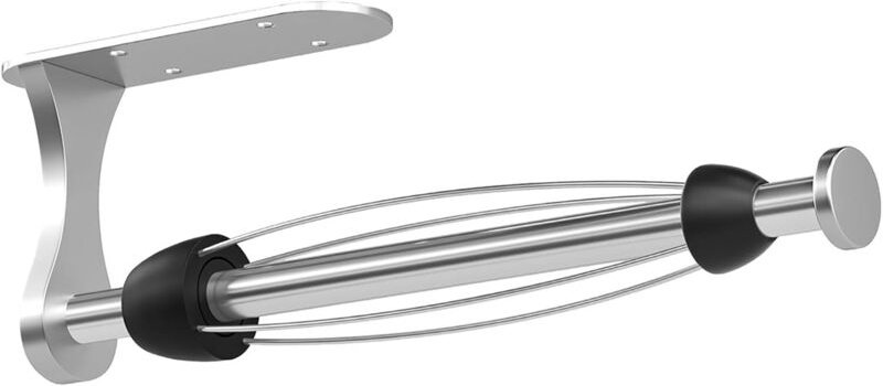 Jalleria - Küchenrollenhalter Ohne Bohren, Einhändig Abreißen,Küchenutensilien, Unterschrank, Wand, Küchenrollen, Badezi...