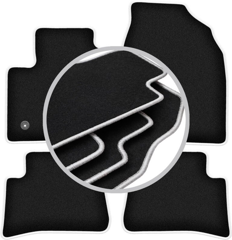 CARLUX-SILVER Autofußmatten für: Toyota C-HR Crossover (2016-)