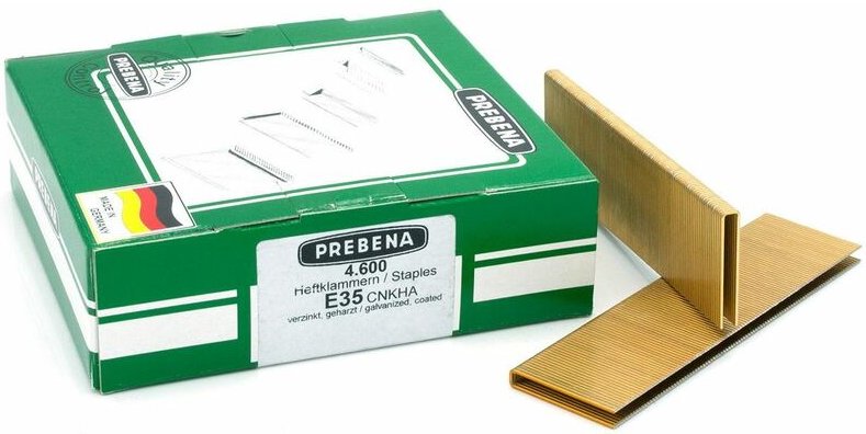 E35CNKHA Heftklammern verzinkt, geharzt - 4.600 Stück