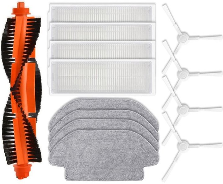 Für Roboter Vakuum S10 S12 B106GL Wichtigsten Seite Pinsel Hepa-Filter