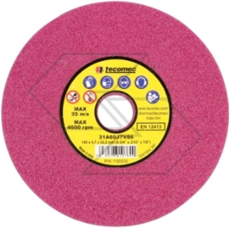 5er-Satz Schleifscheiben rubinrot, grobe Körnung, für Schärfmaschine JOLLY EVO