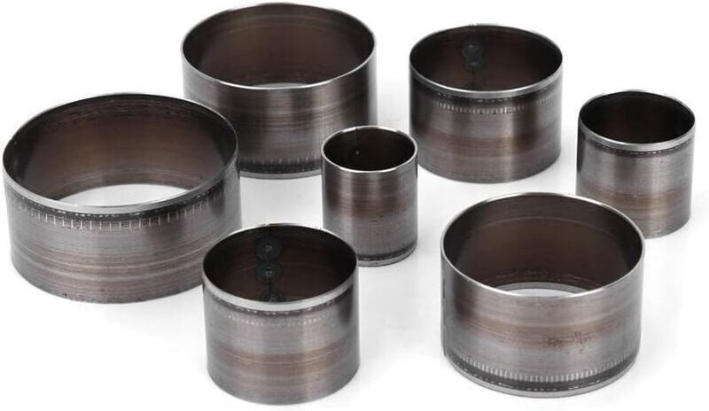 Thumbnail - Odipie - Rundstanzer-Set für Lederstanzen, Set mit 7 Lederschneidwerkzeugen, Rundlocher aus Stahl, 20 mm/25 mm/30 mm/35 ...